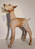 1480 €  - Staande hond / Hg 58 - 40x17 cm