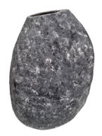 100 �  - Zwarte sculptuur - gevlekt / hg 31 - br 21 cm
