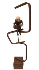1500 �  - In een hoekje met een boekje / hg 80 - br 30 cm